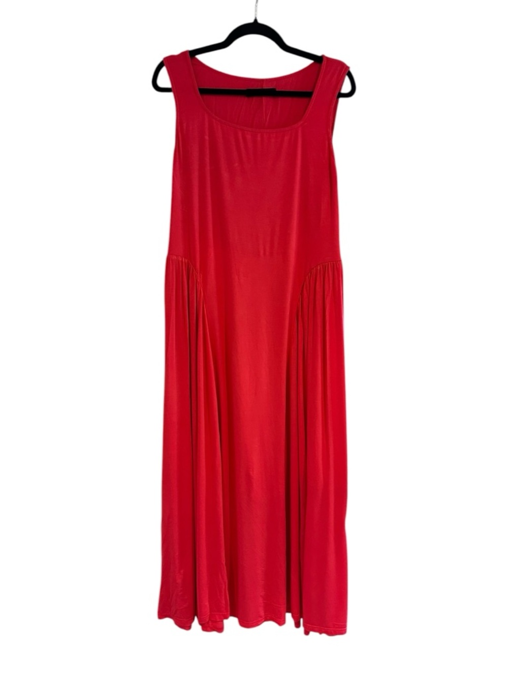 Coral Maxi Dress in Soft Material Size XL
